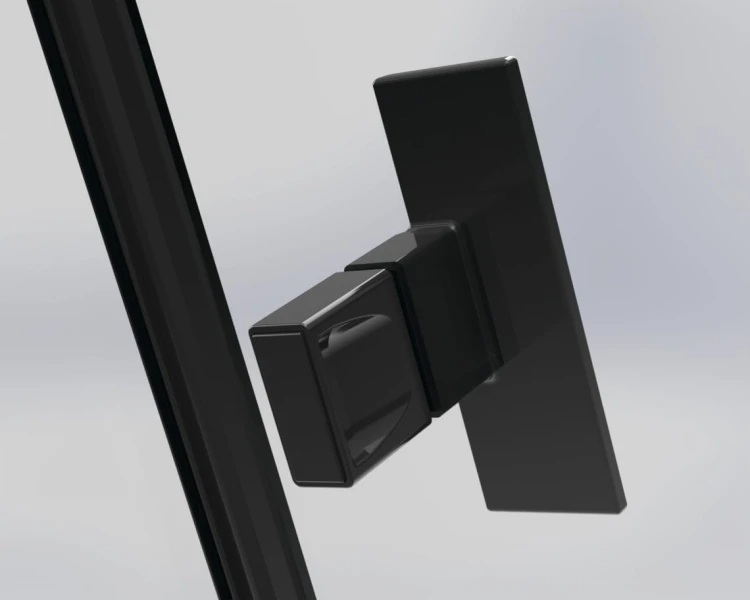 Kabina prysznicowa Nes Black KDD I Frame Radaway