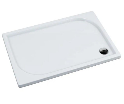 Brodzik prostokątny Canes 80x120 Schedpol Schedline, biały