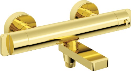 Bateria wannowa termostatyczna złota Deante