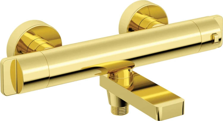 Bateria wannowa termostatyczna złota Deante