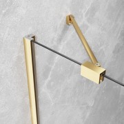 Parawan nawannowy Radaway Essenza Gold PND II prawy