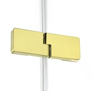 Drzwi prysznicowe New Trendy Eventa Gold Shine lewe czyste