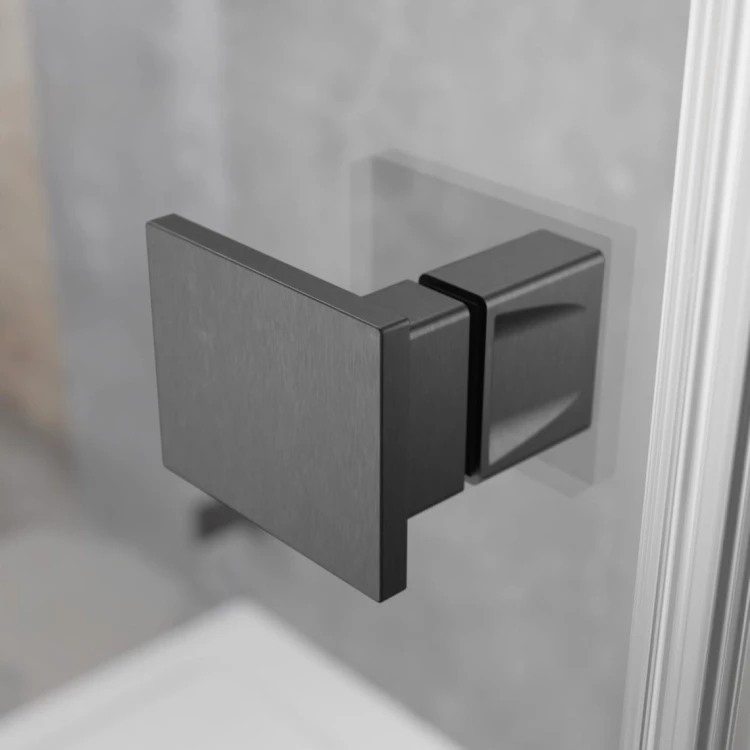 Kabina pięciokątna Essenza Pro Brushed GunMetal PTJ Radaway lewa