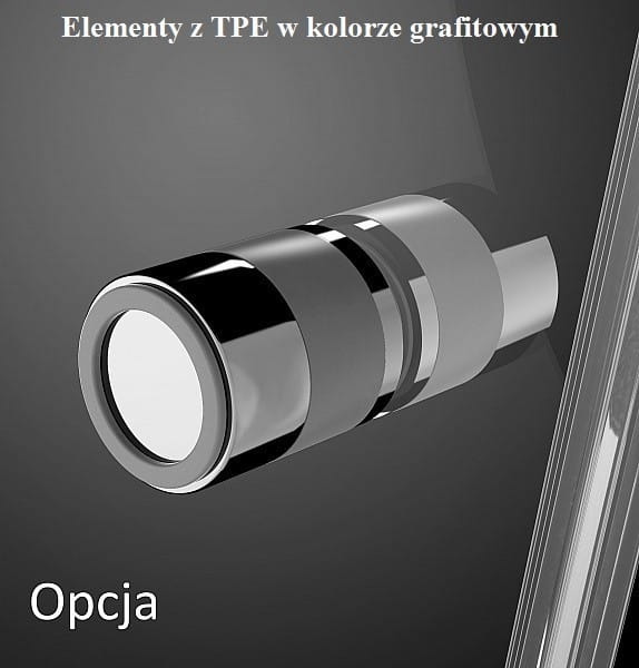 Kabina prysznicowa Radaway Essenza KDD-B 80x100x200 przejrzysta