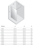 Kabina prysznicowa walk-in New Trendy Eventa chrom