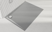 Brodzik prostokątny LIBRA Anthracite Stone 80x110 Schedpol Schedline, antracyt