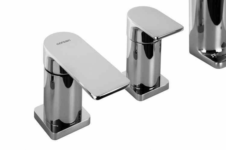 Bateria wannowa otworowa corsan cmb7142ch trino chromowana