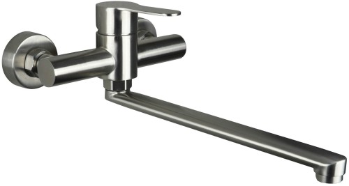 Bateria kuchenna ścienna Lupo stal Deante