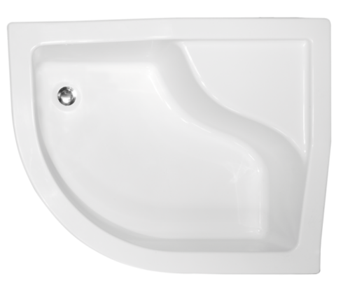 Brodzik asymetryczny prawy Besco MAXI-PMD 120x85x24