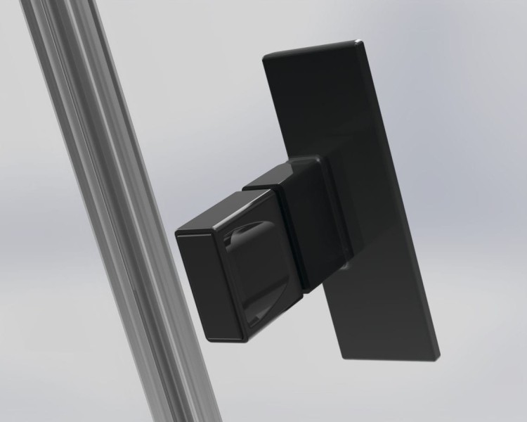 Drzwi prysznicowe Nes Black DWJ I Factory Radaway lewe
