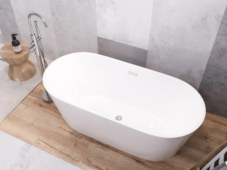 Bateria wannowa wolnostojąca corsan cmm35ch chromowana