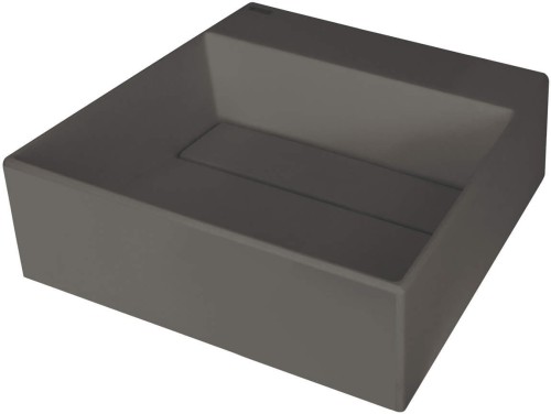 Umywalka granitowa nablatowa 40x40 z maskownicą Correo Deante