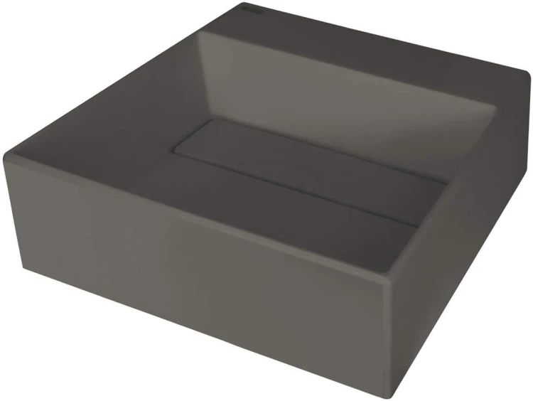 Umywalka granitowa nablatowa 40x40 z maskownicą Correo Deante
