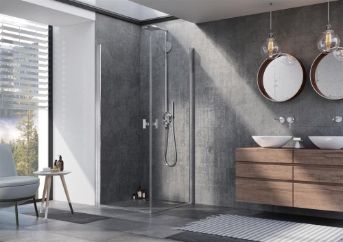 Kabina Radaway Nes KDD I 80x80x200 szkło przejrzyste