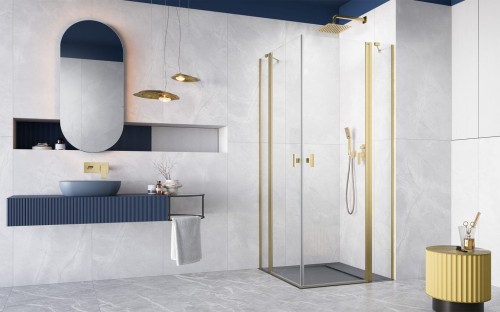 Kabina prysznicowa Radaway Nes Brushed Gold KDD II
