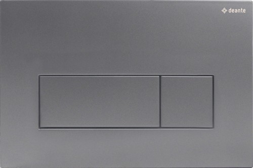 Przycisk spłukujący do stelaży podtynkowych slim titanium Deante