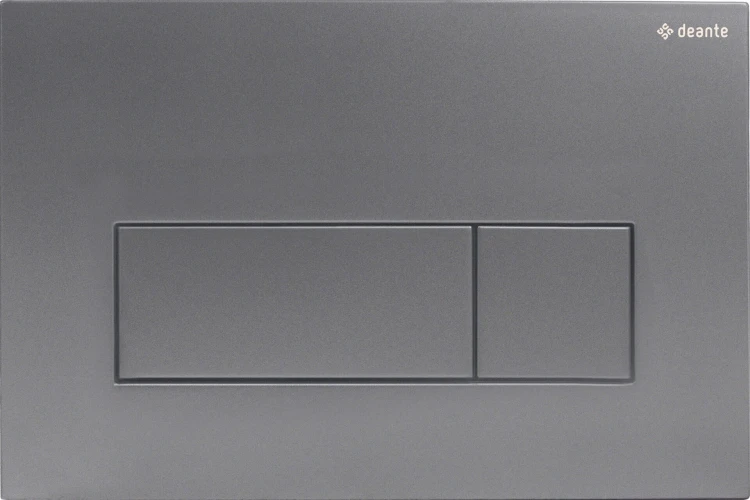 Przycisk spłukujący do stelaży podtynkowych slim titanium Deante