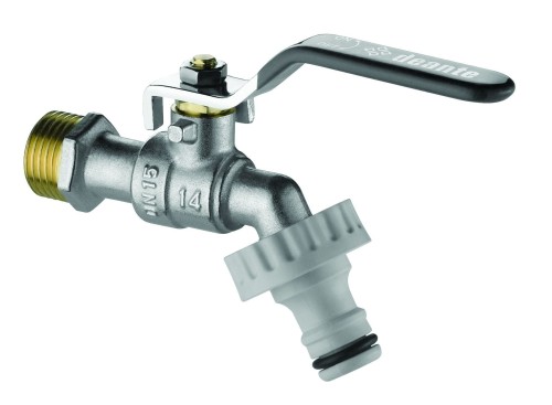 Zawór kulowy ogrodowy 1/2'' z adapterami Deante