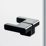 Kabina prysznicowa New Trendy Eventa Black Chrome lewa