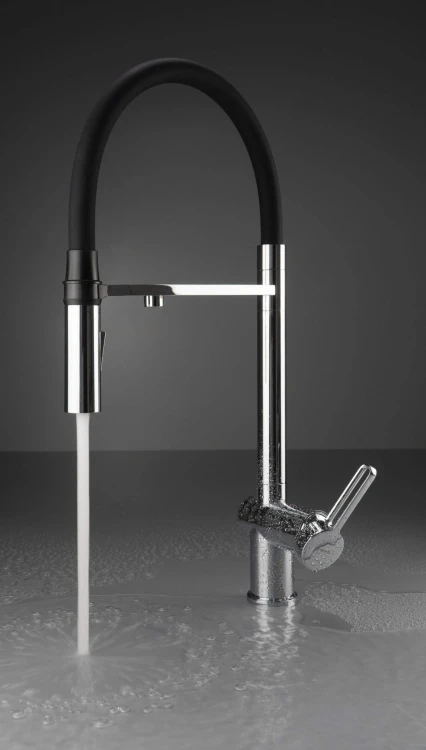 Bateria kuchenna z podłączeniem do filtra wody chrom Magnetic Deante