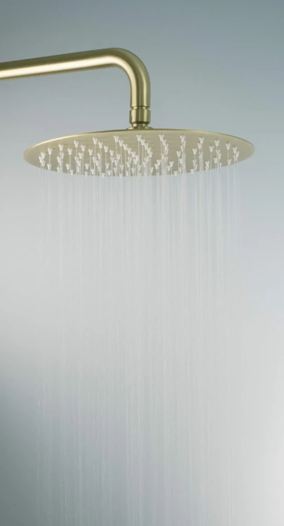 Deszczownica z baterią prysznicową Arnika Deante złoto szczotkowane