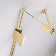 Kabina Radaway Essenza Pro Gold KDJ+S 90x75x200 lewa złota