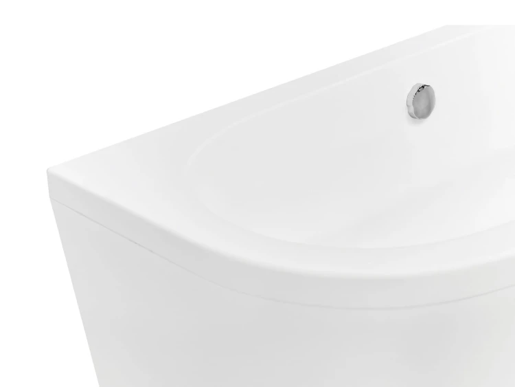 Wanna przyścienna Besco Volya 140x75 cm biała