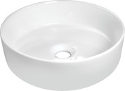 Umywalka nablatowa ceramiczna Silia Deante biała