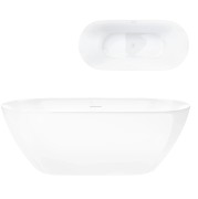 Wanna wolnostojąca olvena v041xlwh 170 cm korek klik klak biały