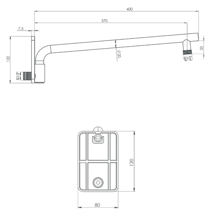 Deante Hiacynt Komplet z boxem podtynkowym natryskowy