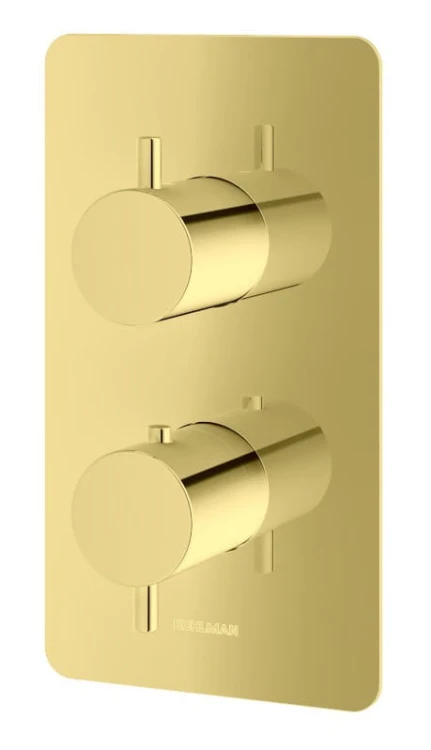 Bateria wannowa termostatyczna złota Axel Gold KOHLMAN QW433AGD