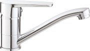 Bateria umywalkowa z obrotową wylewką Tubo Deante chrom BUT026M