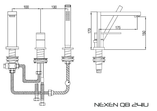 Bateria wannowa KOHLMAN Nexen QB241U