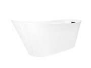 Wanna wolnostojąca corsan estella 170 x 74 cm korek klik-klak szczotkowane złoto