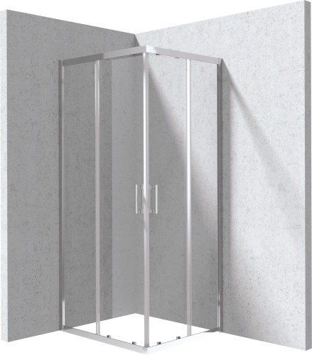 Kabina prysznicowa prostokątna 80x90 cm