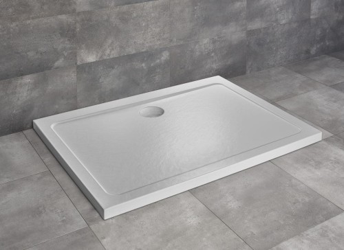 Brodzik prostokątny płytki Radaway Doros D 100x80 Stone biały