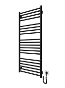 Grzejnik elektryczny suchy HF Greenwich 117x53 czarny mat Hygge Family