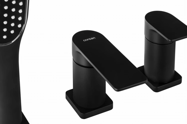 Bateria wannowa otworowa corsan cmb7142bl trino czarna