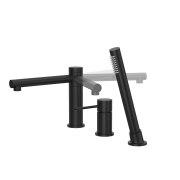 Bateria wannowa otworowa corsan cmb7542bl lugo czarna