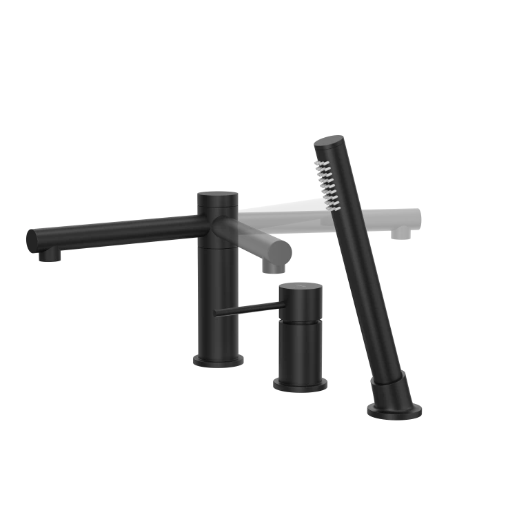 Bateria wannowa otworowa corsan cmb7542bl lugo czarna