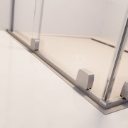 Drzwi prysznicowe Furo Brushed Nickel DWJ Radaway prawe nikiel
