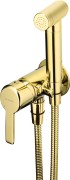 Bateria bidetowa podtynkowa ze słuchawką typu bidetta Arnika Deante złota
