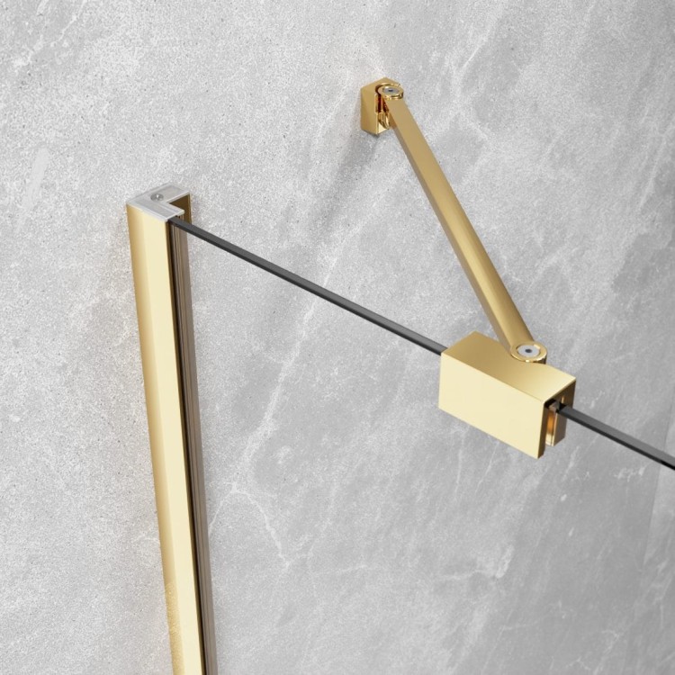 Parawan nawannowy Radaway Essenza Gold PND II lewy