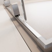 Drzwi prysznicowe Furo Brushed Nickel DWD Radaway nikiel