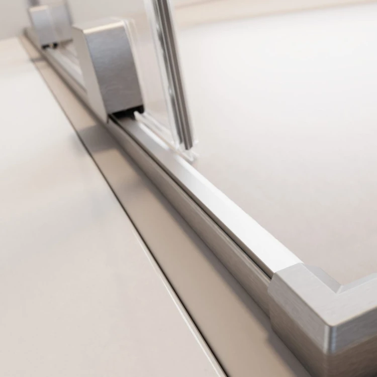 Drzwi prysznicowe Furo Brushed Nickel DWD Radaway nikiel