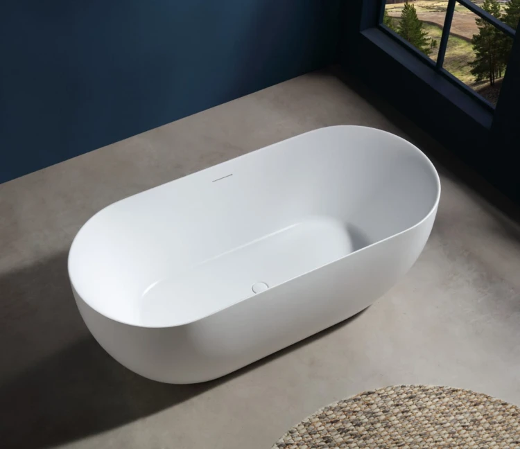 Wanna wolnostojąca olvena v041mwh 150 cm korek klik-klak biały