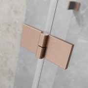 Drzwi prysznicowe Essenza Pro Brushed Copper DWJ Radaway prawe miedź