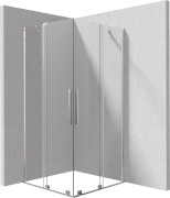 Kabina prysznicowa kwadratowa 90x90x195 chrom Prizma Deante