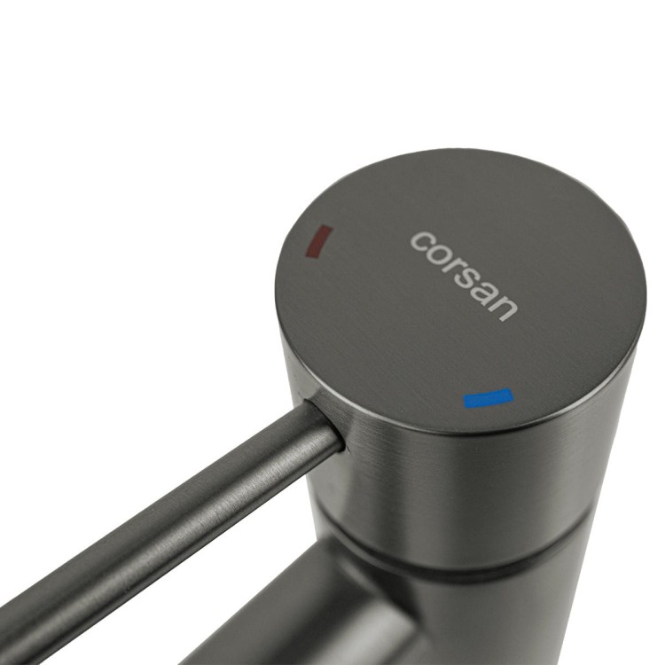 Bateria umywalkowa corsan cmb7511gm lugo gunmetal