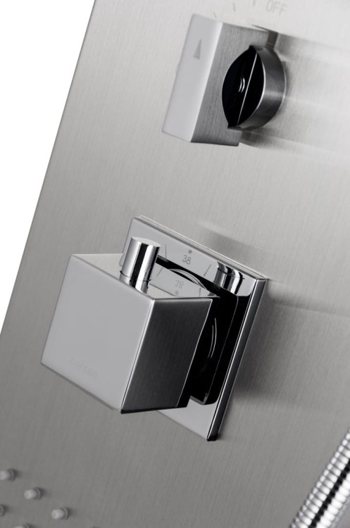 Panel prysznicowy corsan neo s060 termostat stal